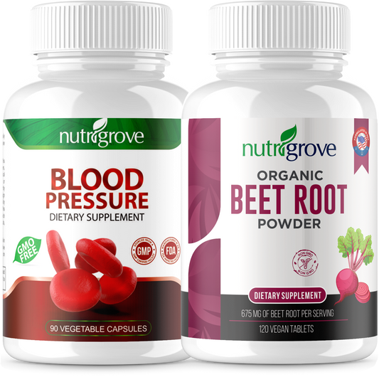 Blood Pressure + Organic Beet Root Combo