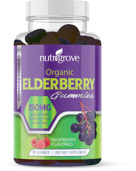 Organic Elderberry Gummies 90 Count