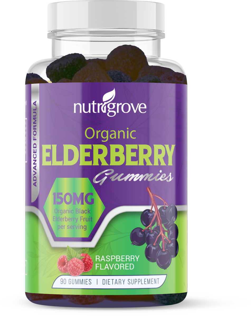 Organic Elderberry Gummies 90 Count