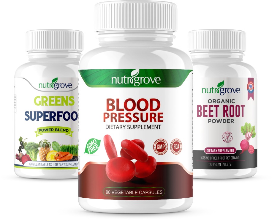 Blood Pressure + Beet Root + Super Green Bundle